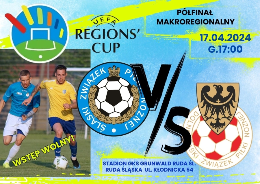 Śląski Związek Piłki Nożnej zagra w uefa regions cup